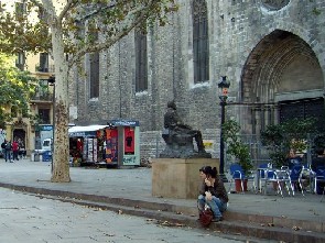 Pla�a Sant Josep Oriol - Barcelonaq